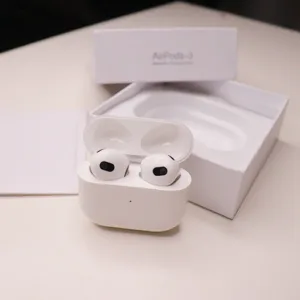 AirPods 3 Style Wireless Earbuds – Spatial Audio Design with MagSafe/Lightning Case